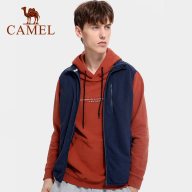 Cameljeans Áo Vest Mùa Thu Vải Nhung Màu Trơn Đứng Cổ Áo Lông Cừu Phù Hợp thumbnail