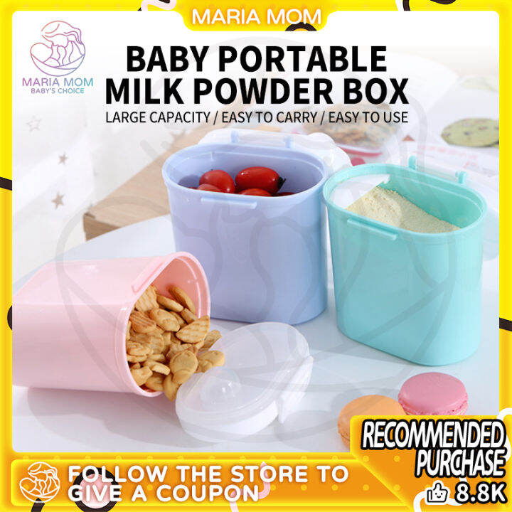 Baby milk powder box Milk powder cans Travel Portable food supplement