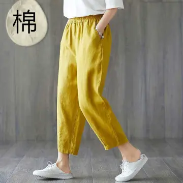Amazon.com: Linen Pants for Women Summer Wide Leg High Waisted Pant Casual  Palazzo Baggy Cargo Lounge Trousers with Pockets Army Green : Clothing,  Shoes & Jewelry
