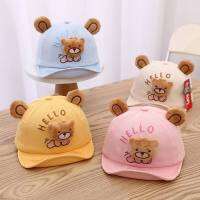 (พร้อมส่ง) หมวกเด็ก 4เดือน - 2ปี รอบหัว:46-48 cm. หมวกแก๊ปเด็ก (Cap) แต่งหู ติดตุ๊กตาหมี ? "HELLO" หมวกเด็กผู้ชาย หมวกเด็กผู้หญิง หมวกแฟชั่นเด็ก