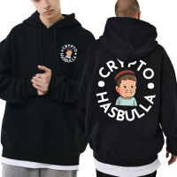 Hasbulla Crypto Fighting Meme Hoodie Mini Khabib Blogger Funny Hoodies Men Women Fashion Sweatshirt MenS Oversized Streetwear Size Xxs-4Xl