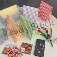 【hot sale】 ✽☢▣ B41 10pcs Ins Candy Color Plaid Bag Sweet Cookies Cake Paper Bag Birthday Party Wedding Gift Gift Supplies Wrapping Paper Organizing Gift Bag