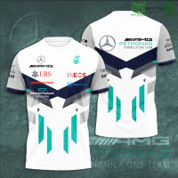 Summer fashion new line Petronas formula one Mermaid team 3D t-shirts