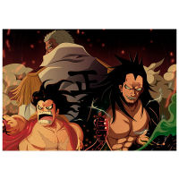 【A089】One Piece 27 Vintage Kraft Paper Poster Bar Cafe Decorative Painting