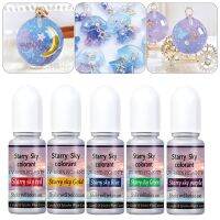 ♨ஐ☼ 5 Colors Star Sky Colorant UV Resin Pigment Dye Epoxy Resin Casting Crafts Jewelry Making DIY Accessories