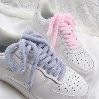 10 Pairs New Plush Shoelace Af1 Air Force No.1 Shoelace Rope Martin Boots Canvas Shoes Accessories Fluffy