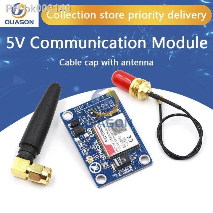 Sim800l V20 5v Wireless Gsm Gprs Module Quad Band W Antenna Cable Cap For Arduino Lazada Ph 5958