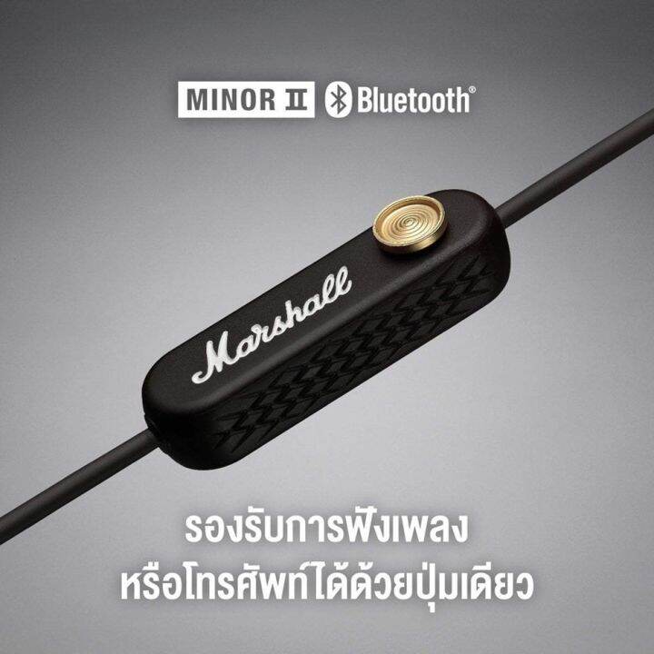 หูฟัง-marshall-mode-eq-black-brass-หูฟัง-minor-ii-black-ชุดหูฟังบลูทูธไร้สาย-earphones-in-ear-headphones