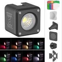 Ulanzi L1Pro Cute Lite IP67 Waterproof RGB Video Light with Color Filter Diffuser Honeycomb LED Light Kit for Gopro 10 9 8 DSLR