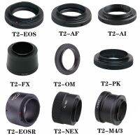 M42x0.75 Canon สำหรับ Nex M4/3 Pk แหวนอะแดปเตอร์กล้องถ่ายภาพ T2เมาท์โลหะ Sony Eosr Olympus Eos