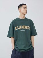 [FLMNT] Over Fit Arch Authentic T-Shirt - Green