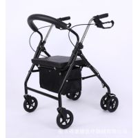 น่าซื้อ รถเข็นหัดเดิน Rollator ล้อ 8 นิ้ว แข็งแรง ปลอดภัย ทำจากอลูมิเนียม(สีดำ) รถพยุงเดิน รถหัดเดิน รถเดินผู้สูงอายุ (ได้เฉพาะ: สีดำ) Yummy! รถหัดเดินวงกลม รถหัดเดินเด็ก รถฝึกเดินสำหรับเด็ก รถหัดเดินขาไถ รถหัดเดิน