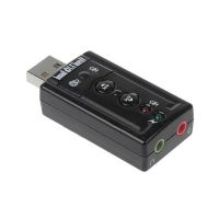 【jw】¤  External USB To 3.5mm Microphone Headphone Jack Stereo Sound Card Audio New Laptop