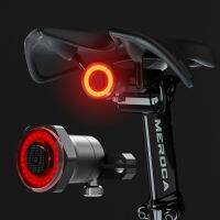 ✿◇ Smart Bicycle Tail Rear Light Auto Start Stop Brake IPX6 Waterproof USB Charge Cycling Tail Taillight Bike LED Lights