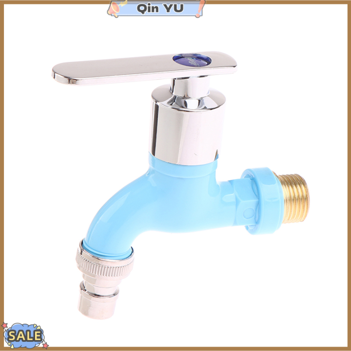 ใหม่สำหรับ-tues-qin-y-faucet-1-2ตัวผู้ติดผนังก๊อกน้ำเครื่องซักผ้าท่อน้ำพลาสติกยาวเร็ว