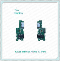 Infinix Note 10 Pro อะไหล่สายแพรตูดชาร์จ แพรก้นชาร์จ Charging Connector Port Flex Cable（ได้1ชิ้นค่ะ) อะไหล่มือถือ Bin Display"""