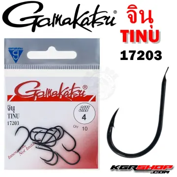 เบ็ดกามาคัตซึ จินุ ตูดเเบน Gamakatsu TINU รุ่น 17203 ของแท้ Made in Japan  ตัวเบ็ดตกปลา ตัวเบ็ดตกปลานิล