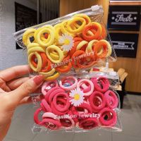 ♕☌☎ 50pcs Girls Solid Color Small Rubber Band Ponytail Holder Gum Headwear Elastic Hair Bands Korean Girl Hair Accessories Ornaments