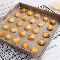 Thickened Carbon Steel Baking Dishes 11-inch Square Biscuit Pans Non-Stick Cake Pan Pie Pizza Bread Cake Mold Bakeware 28*28CM Bag Accessories