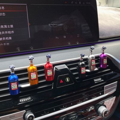 【DT】  hotHot Sale  Car NOS Nitrogen Air  Bottle  Freshener Auto Air Vent Aromatherapy Perfume Car Interior Accessories
