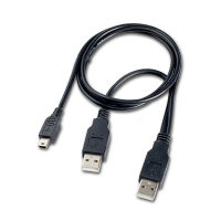 【New-store】 Aziz Electronics USB คู่2.0 Type A ถึง USB Mini 5-Pin Type B X1 Y Data Power GDeals