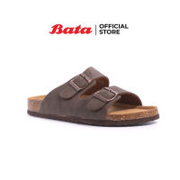 Bata บาจา รองเท้าแตะผู้ชาย รองเท้าลำลอง รองเท้าแตะแฟชั่น ป้องกันแบคทีเรีย ใส่สบาย รุ่น Paco สีน้ำตาล 8644166