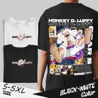 (พิมพ์พรีเมี่ยม)เสื้อยืด ลายการ์ตูนอนิเมะ One Piece MONKEY D LUFFY NIKA GEAR 5 FIFTH V2 - Karimake