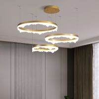 [COD] 2022 new living room chandelier creative iceberg art hall light simple modern hotel lobby restaurant