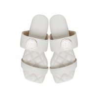 SHU PALETTE SOFT ENAMEL SANDALS - WHITE รองเท้าแตะ