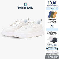 DAYBREAK T-City Leather Natural White รองเท้าผ้าใบ หนังแท้ ผู้ชาย ผู้หญิง Antibacterial เป็นมิตรต่อสิ่งแวดล้อม