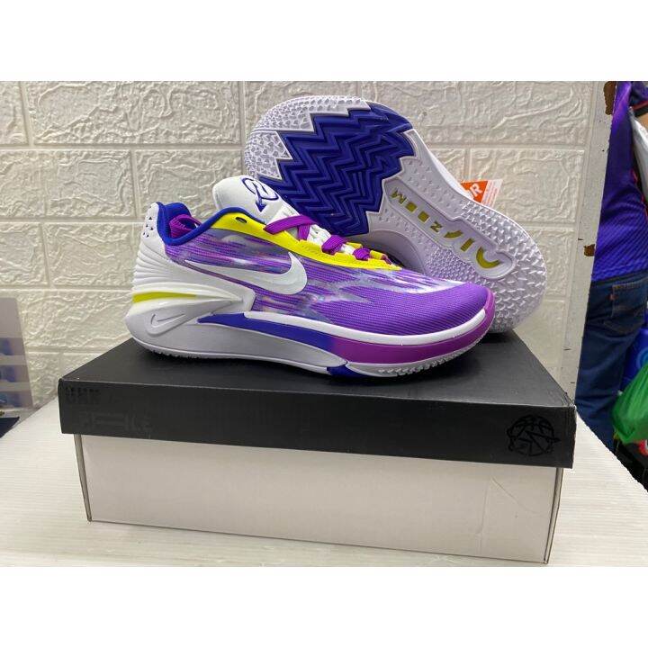 AIR ZOOM GT CUT 2 Purple yellow Basketball Shoes | Lazada PH