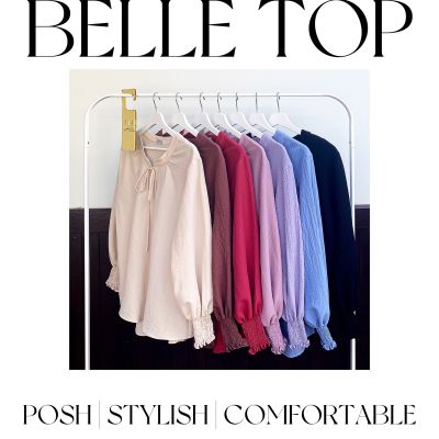 (MARUZZ) เสื้อแขนสม็อค รุ่น Belle top