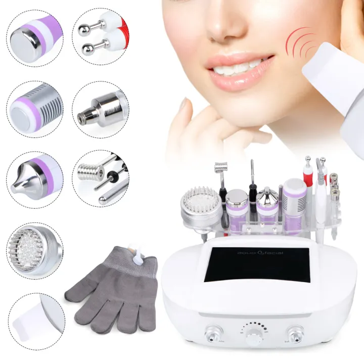 9 In 1 Ultrasound Skin Scrubber Microdermabrasion Deep Cleanse