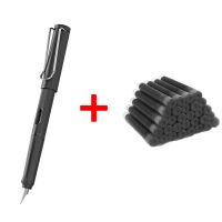 ปากกา1ด้ามและหมึก10ชุดปากกาหมึกซึมหัวปากกา0.5มม. เครื่องเขียนสำนักงาน
