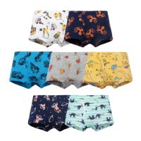 3pcsset Cartoon Dinosaur Cotton Boys Boxer Underpants Childrens Panties Cozy Cartoon Underwear Kids Panty Shorts 3-10 Years