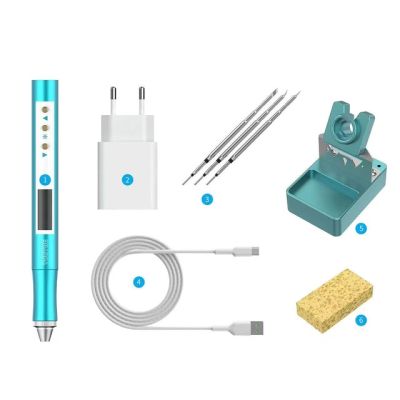 YOUYUE ปากกานาโนสำหรับซ่อม PCB โทรศัพท์ปากกาเครื่องเชื่อมเหล็กไฟฟ้าเครื่องเชื่อมเหล็กไฟฟ้าขนาดเล็กมีความแม่นยำสูงแบบ E210