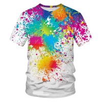 Graffiti Harajuku Print T Shirt For Men Street Trend Hip Hop Style Short Sleeve Top Fashion O-neck Oversized Pullover Casual Tee