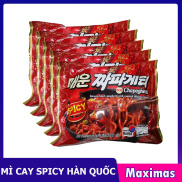 Mì trộn tương đen vị cay Nongshim combo 5 gói - Ăn vặt Hàn Quốc MXM