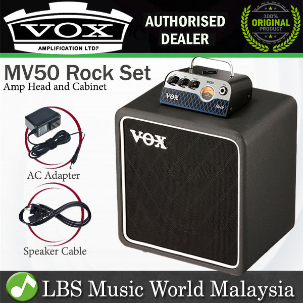 Vox MV50 Rock Nutube Head and BC108 Cabinet Guitar Amp Amplifier