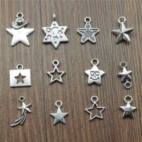 Hollowed Out Stars Charms Diy Fashion Jewelry Accessories Parts Craft Supplies Charms For Jewelry Making