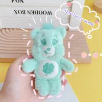 Rainbow Teddy Bear Stuffed Plush Keychain Care Bear Toy Bear Bears Plush Love Toy Sweet Plush Doll Rainbow Keychain Plush T8A7