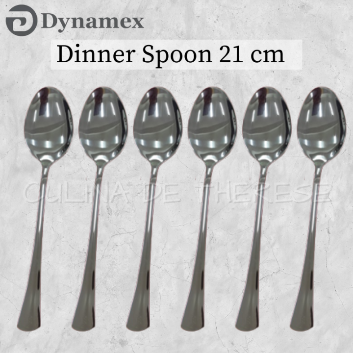 Dynamex 6Pcs Dinner Spoon and Fork Set Stainless Steel Lazada PH