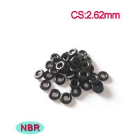 NBR O Ring Rubber Gasket CS 2.62mm Thickness Nitrile Butadiene Rubber Washer Water Oil Seal Rings Prevent Leakage AS 568 Bearings Seals