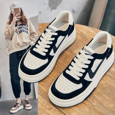 Head Layer Cowhide Round Head Small White Shoes Female New Bread Joker Color Matching Large Base Increased Leisure Sports Sandals Women