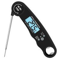 ✾∈∈ Portable Collapsible Digital Food Thermometer Meat Water Milk Cooking Probe BBQ Electronic Oven Waterproof Kitchen Tools