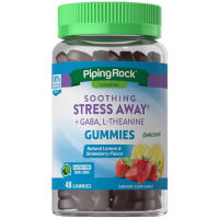 ของแท้ นำเข้า Gummies Soothing Stress Away + GABA, L-Theanine (48ชิ้น) กัมมี่ลดความเครียด ผ่อนคลาย