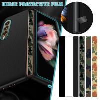 For SAMSUNG Galaxy Z Fold 4 5G Solid Color Phone Case Matte Flip4 For Galaxy Sticker Z Hinge Protector Phone Film L3M5