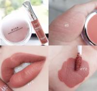 MYCA DUO SET ได้ 2 ชิ้น ลิปแมท MYCA Y2 สีส้มอิฐ+ปัดแก้ม MYCA PEACH # B สีส้มพีชแมท  สีสวยแน่นติดทน สวยคุ้มยกเซต