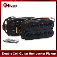 Adjustable Metal Double Coil Electric Guitar Pickups Humbucker Punk Black Color Guitar Bass Accessories