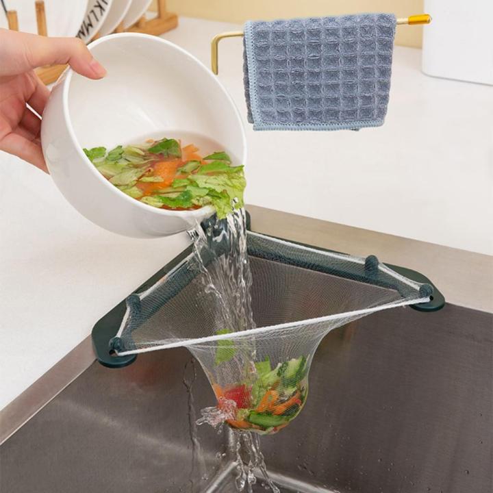 ถุงกรองอ่างล้างจานถุงขยะตาข่ายตัวกรองผักชั้นระบายน้ำ